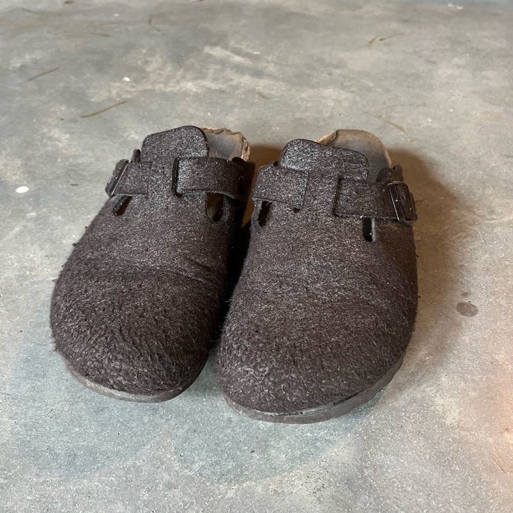 Wool Felt Birkenstock Bostons